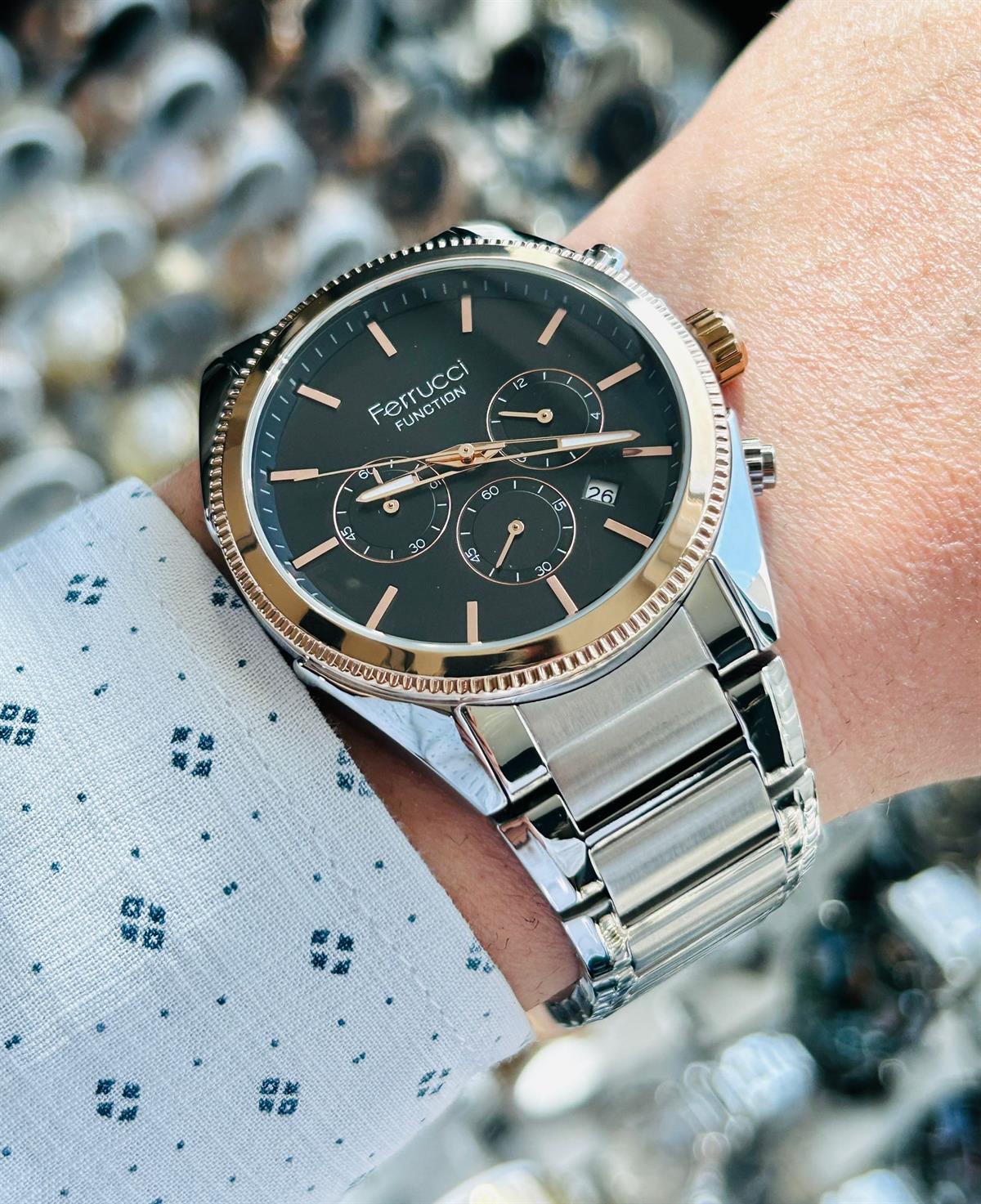 FCF 0722 14098M.02 FERRUCİ  ERKEK KOL SAATİ  AKTİF FONKSİYON