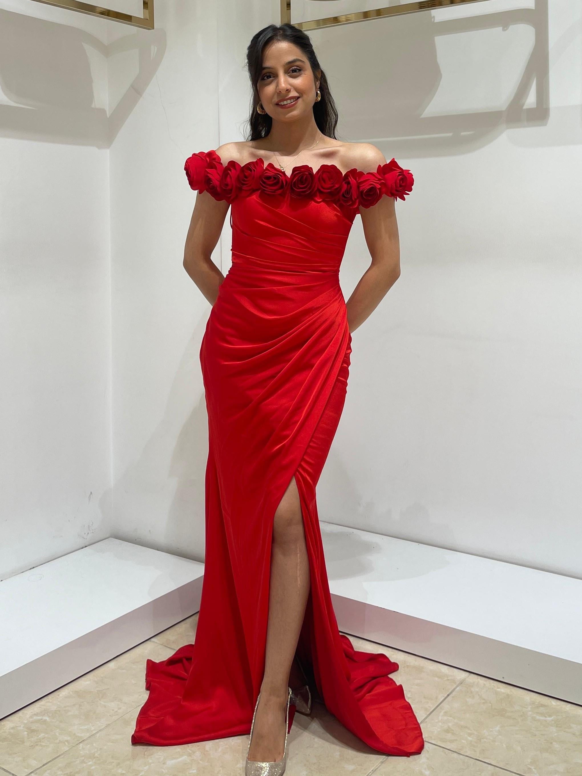 FOR COSTUME ABİYE 9523 Kırmızı