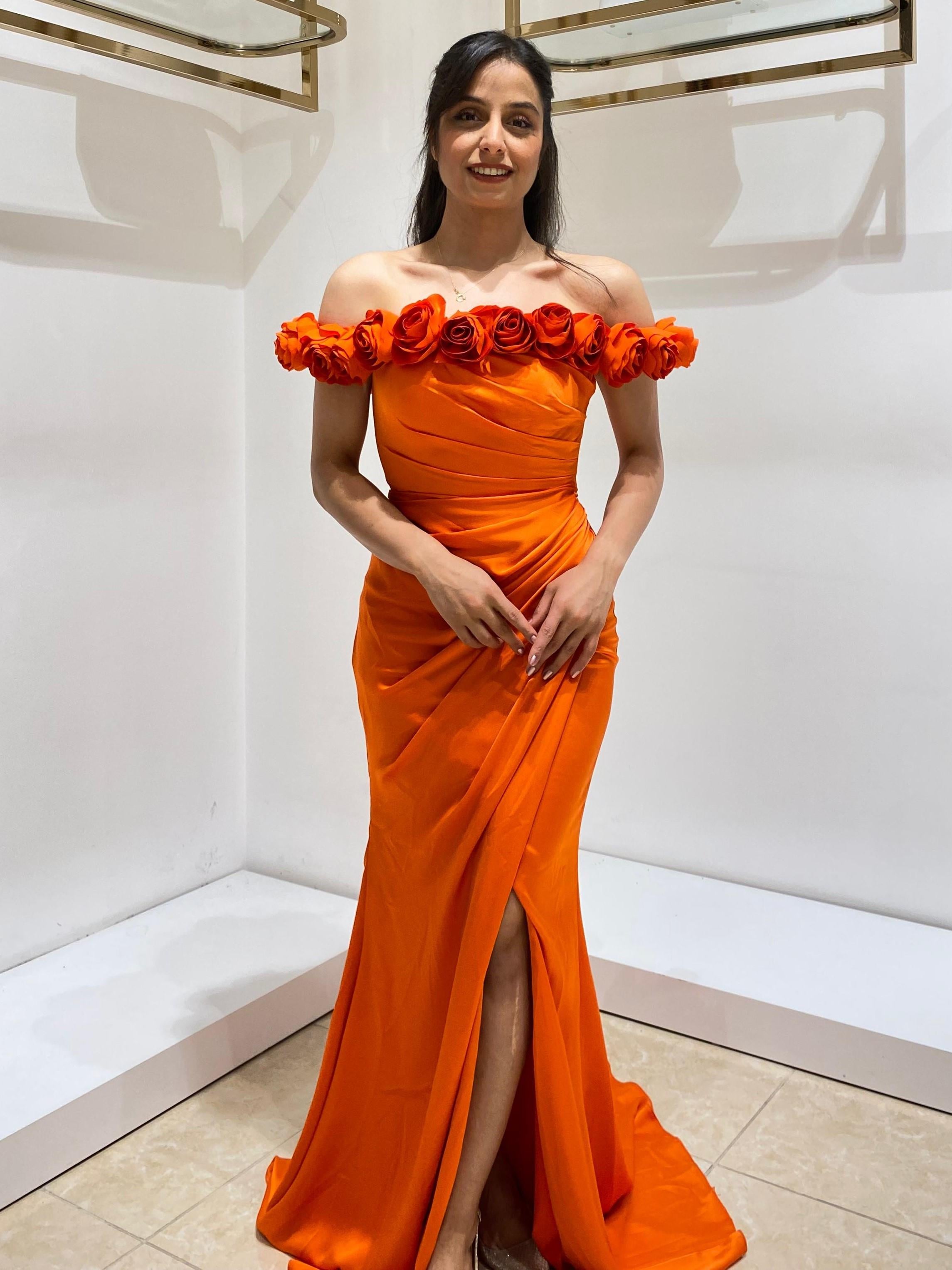 FOR COSTUME ABİYE 9523 ORANJ