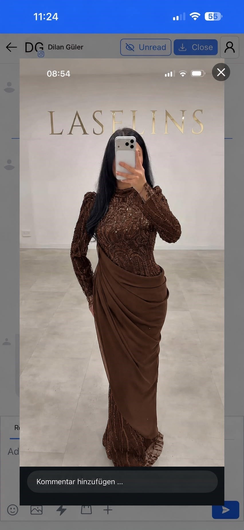 HENNİN BAYAN ABİYE 5171 KAHVE