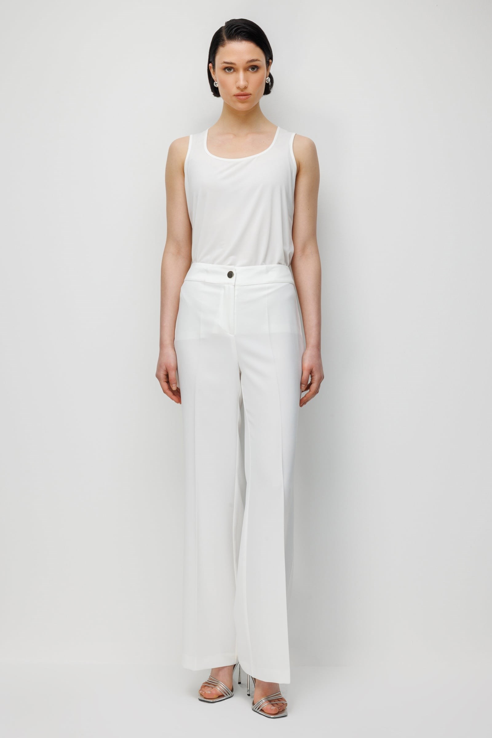 MODA İLGİ  Krep Kumaş Pantolon 45042 Siyah