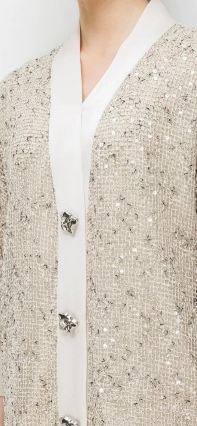 MODA İLGİ Oversize Düğme Detaylı Ceket 70111 TAŞ