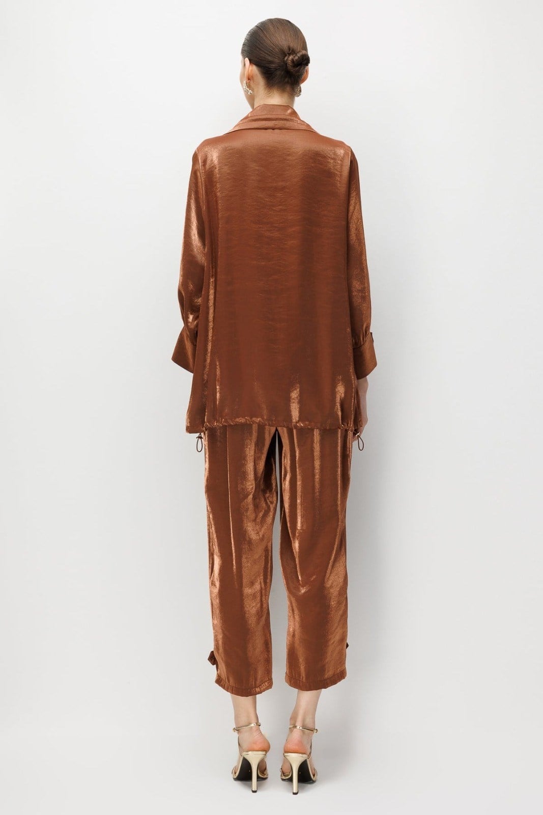 MODA İLGİ Oversize Tunik 15102 Kahve