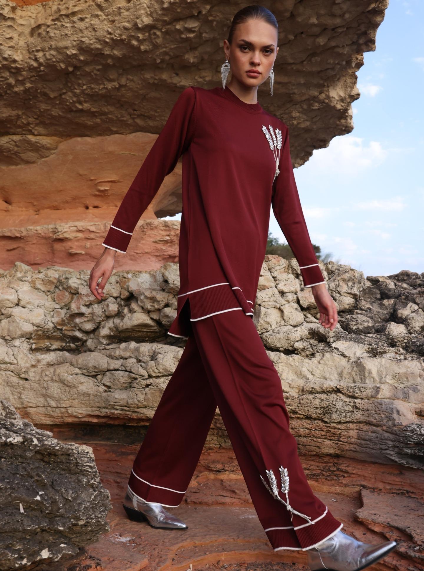 N-PRİVE TRİKO TAKIM 17026 BORDO