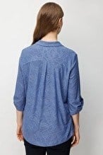 ON FASHION BLUZ 71342 İNDİGO