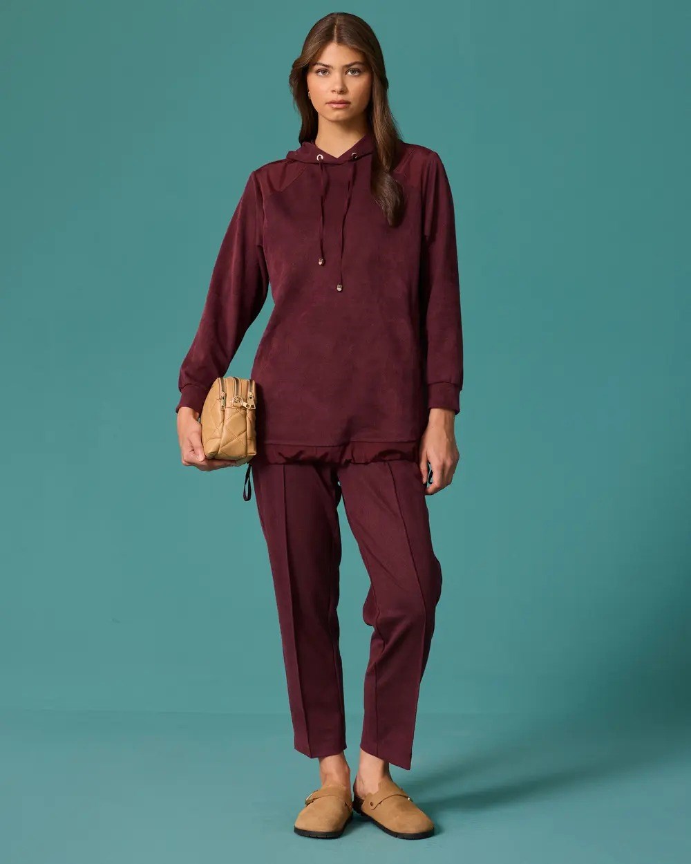 SCL Eşofman Altı  - 10002621011013 Bordo