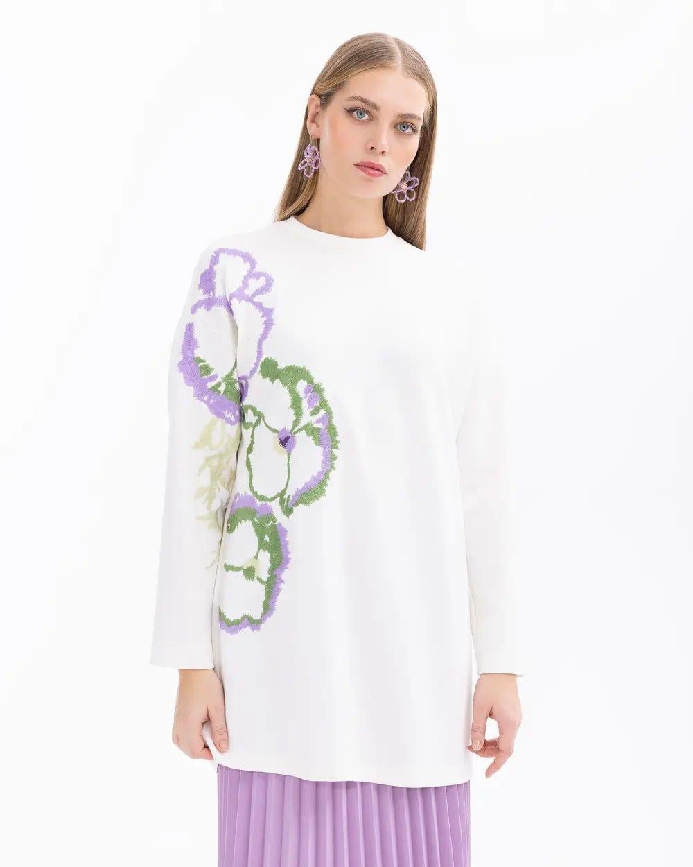 SCL Günlük Sweatshirt -241311001 Ekru