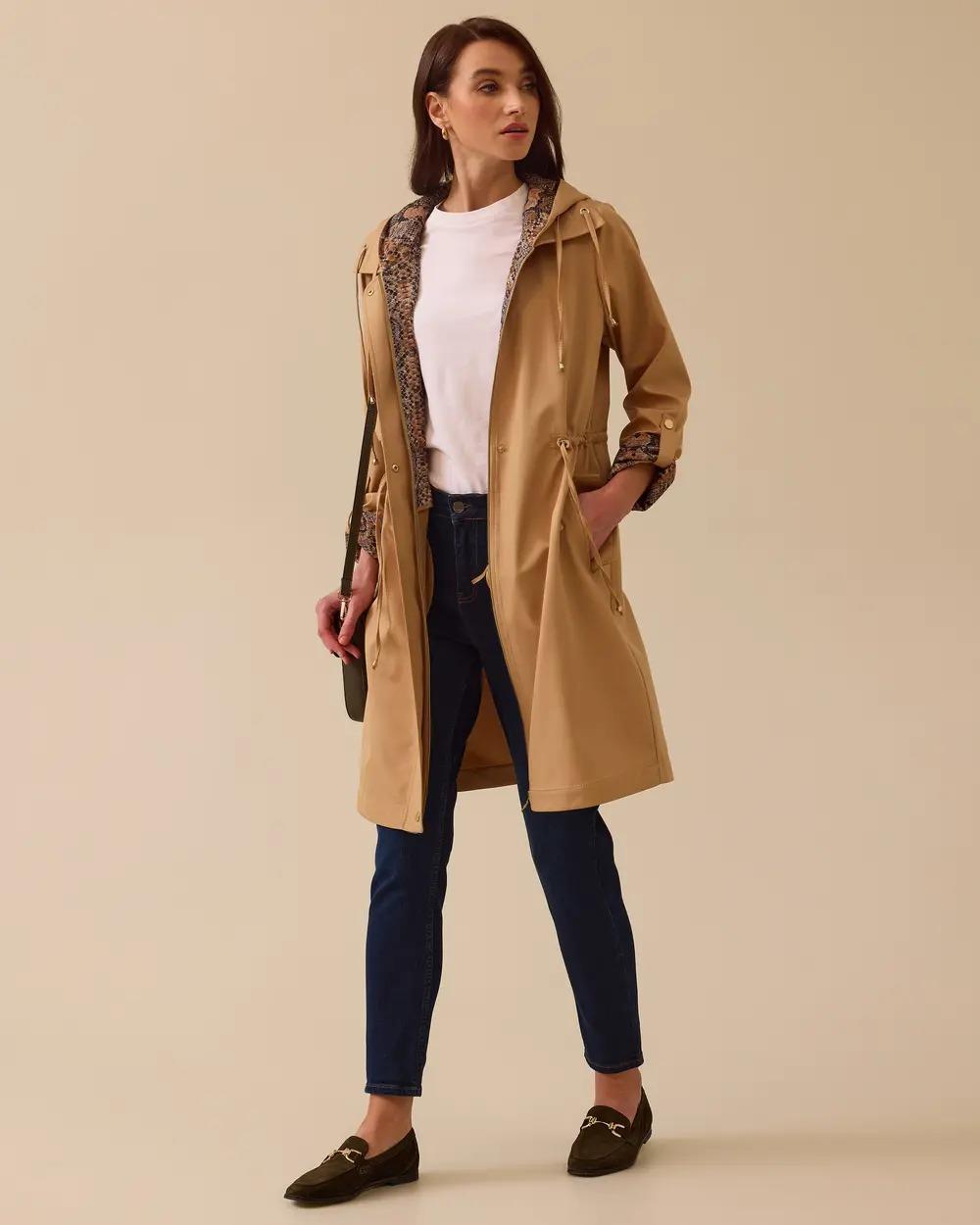 SCL ŞIK TRENÇKOT-251111008 CAMEL
