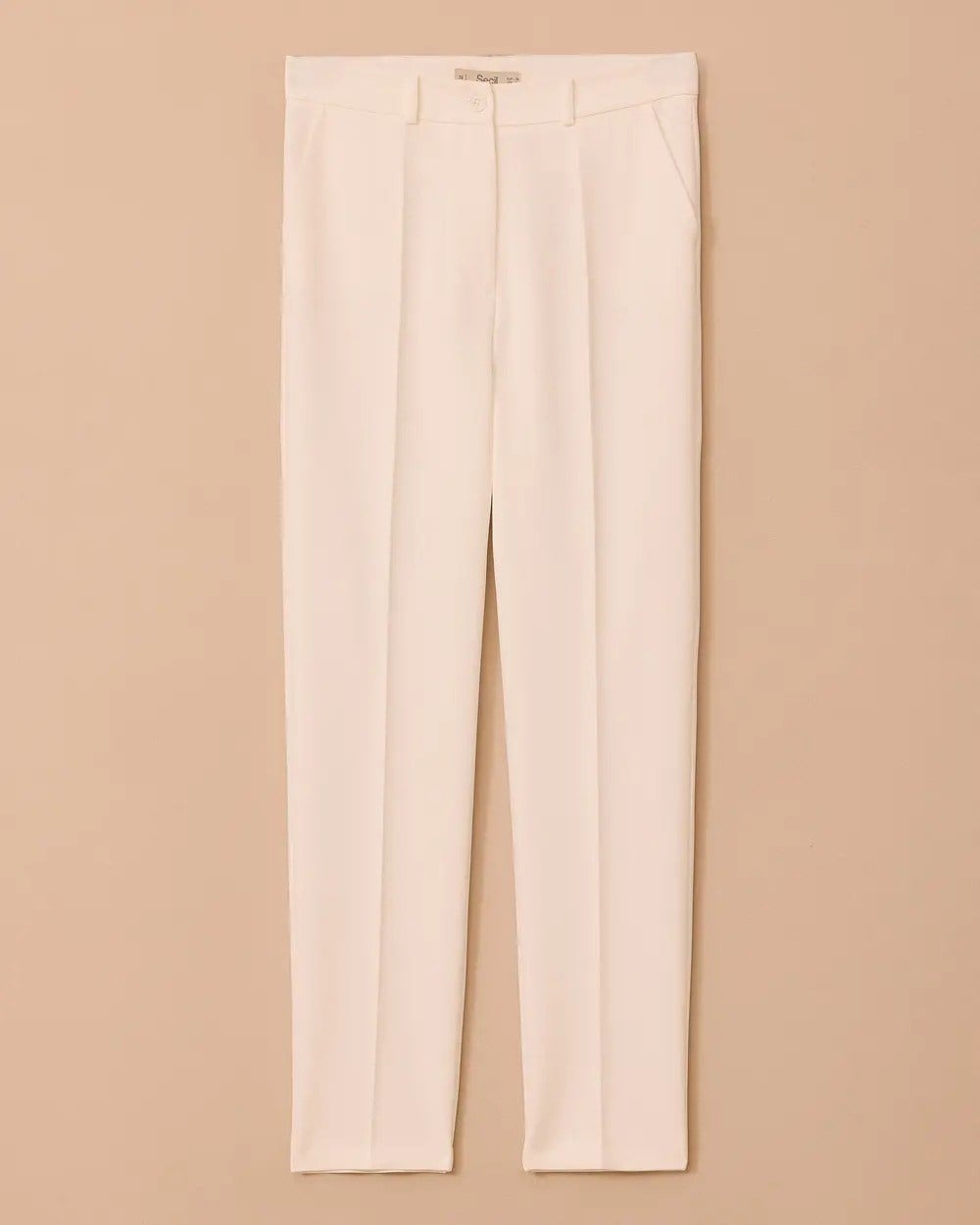 Seçil Klasik Pantolon-10002611010026 Ekru