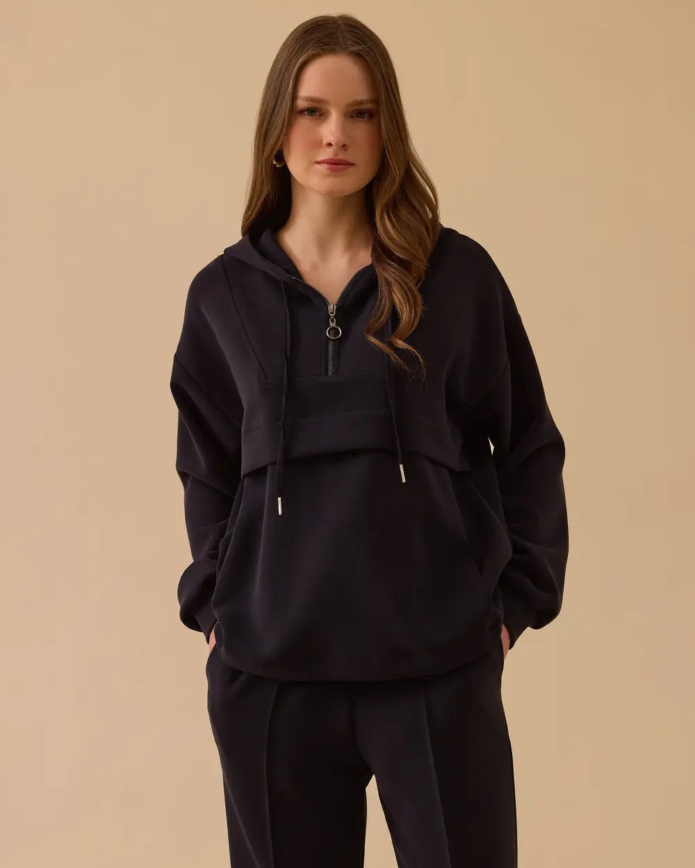Seçil  Sweatshirt - 10002612310001 Lacivert