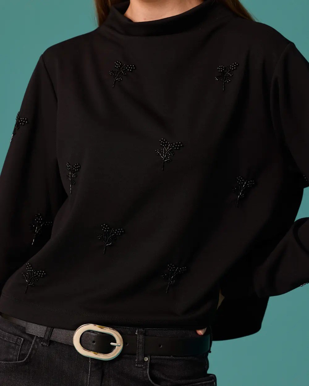 Seçil Sweatshirt  - 10002622310004 Siyah