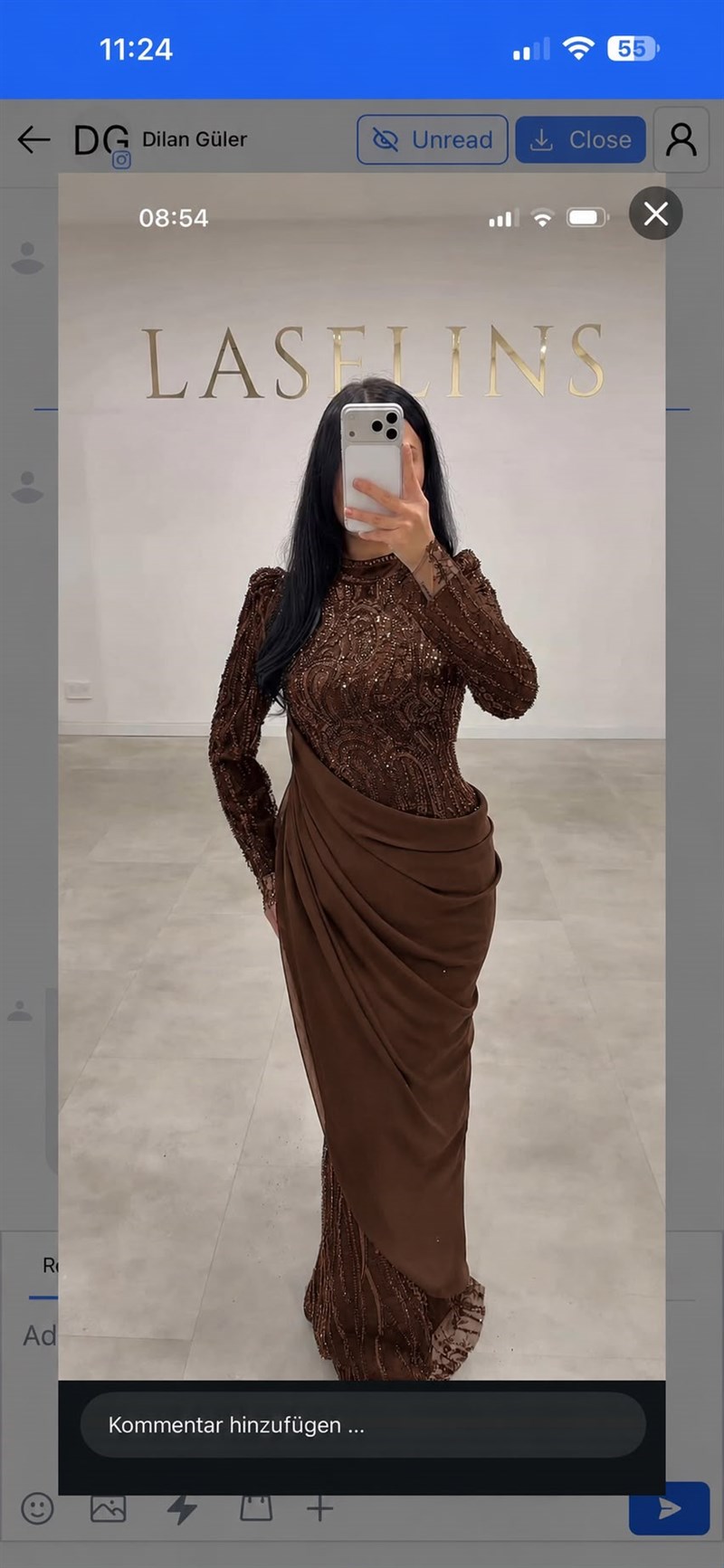 HENNİN BAYAN ABİYE 5171 KAHVE