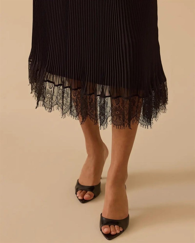 ILMIO ELBİSE-30002611318012 Siyah