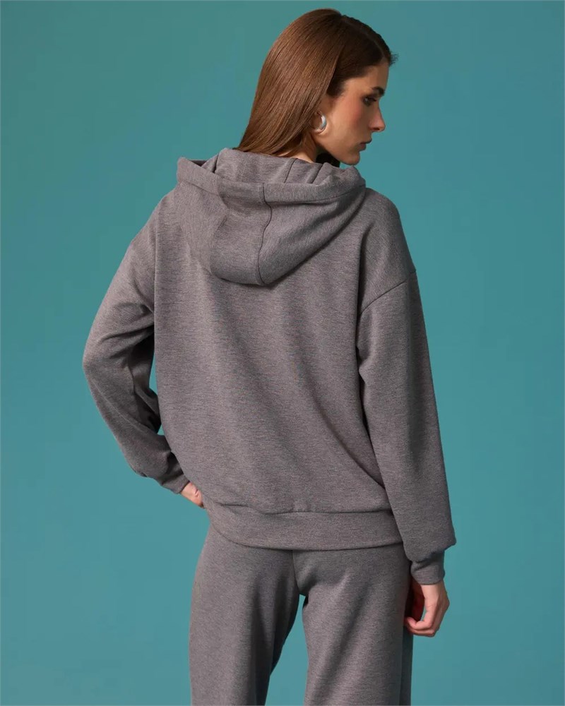 Seçil Sweatshirt - 10002622310001 Gri