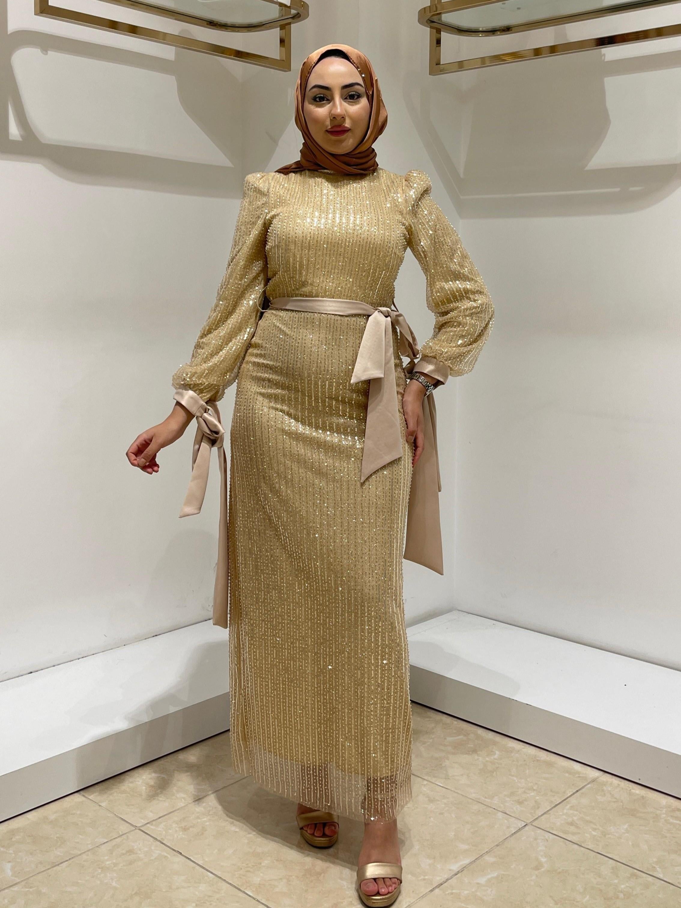 AHSEN BAYAN ABİYE 8391 Gold