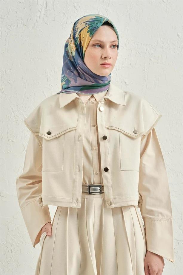 ARMİE YAZ ESİNTİSİ EŞARP Mercan