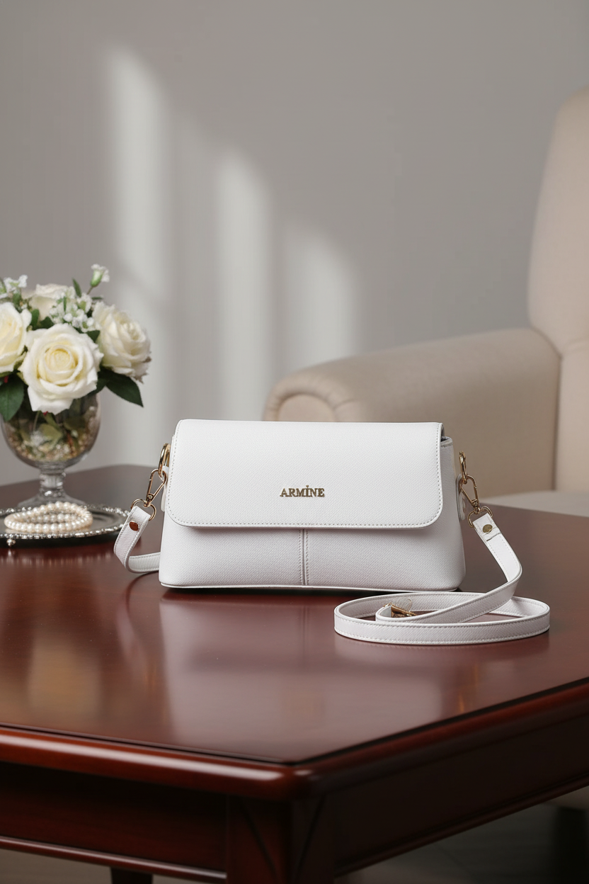 ARMİNE 347 BAYAN ÇANTA BEYAZ