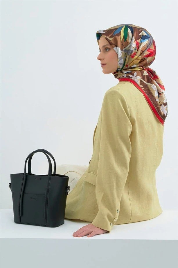 ARMİNE DJ SAF İPEK EŞARP 9500D 86