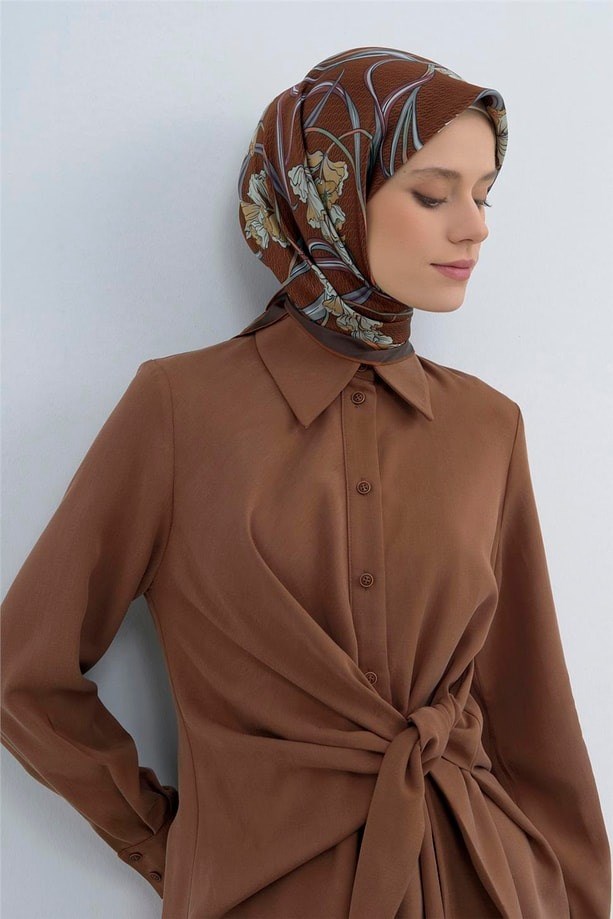 ARMİNE DJ SAF İPEK EŞARP 9512D 54