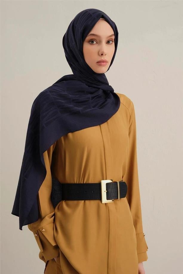 ARMİNE LYOCELL ŞAL 3 Lacivert