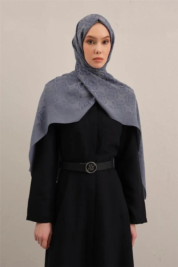 ARMİNE LYOCELL ŞAL1 Mavi