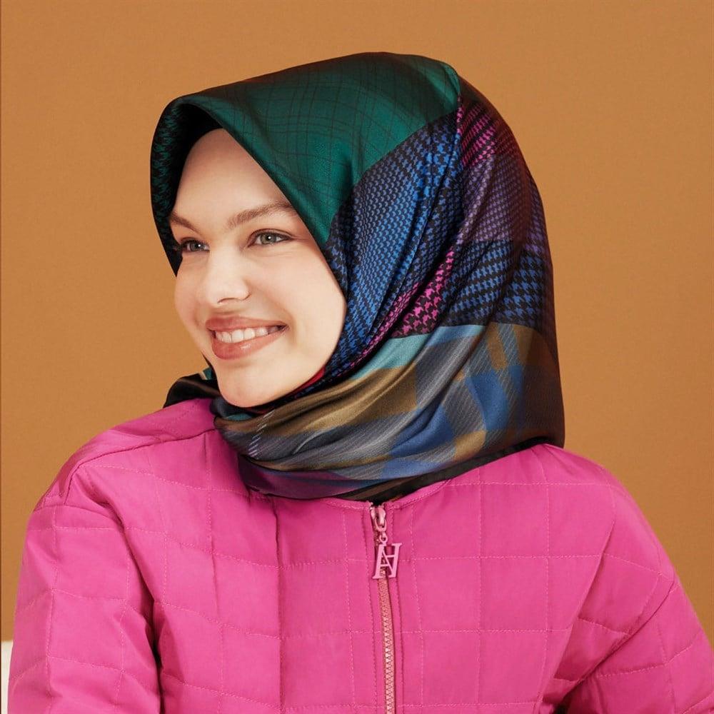 ARMİNE NOSTALJİ İPEK EŞARP 8819D 04