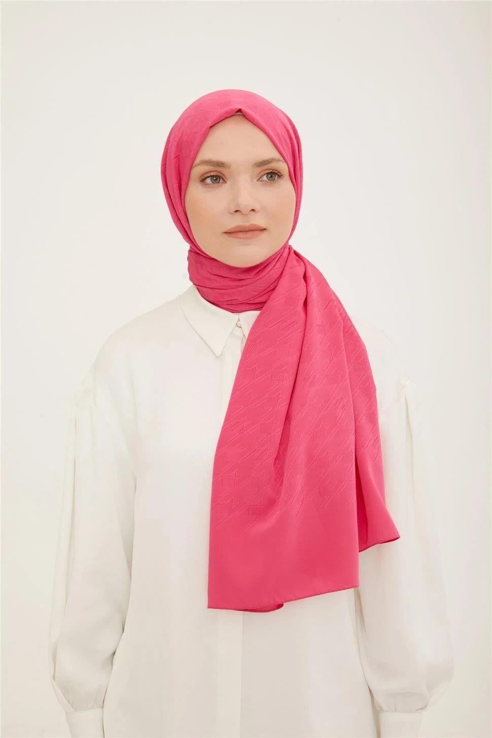 ARMİNE TREND J.CAPRİ ŞAL 2 2023 PEMBE
