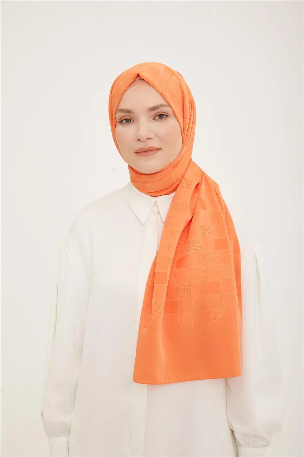 ARMİNE TREND J.CAPRİ ŞAL 3 2023 Turuncu