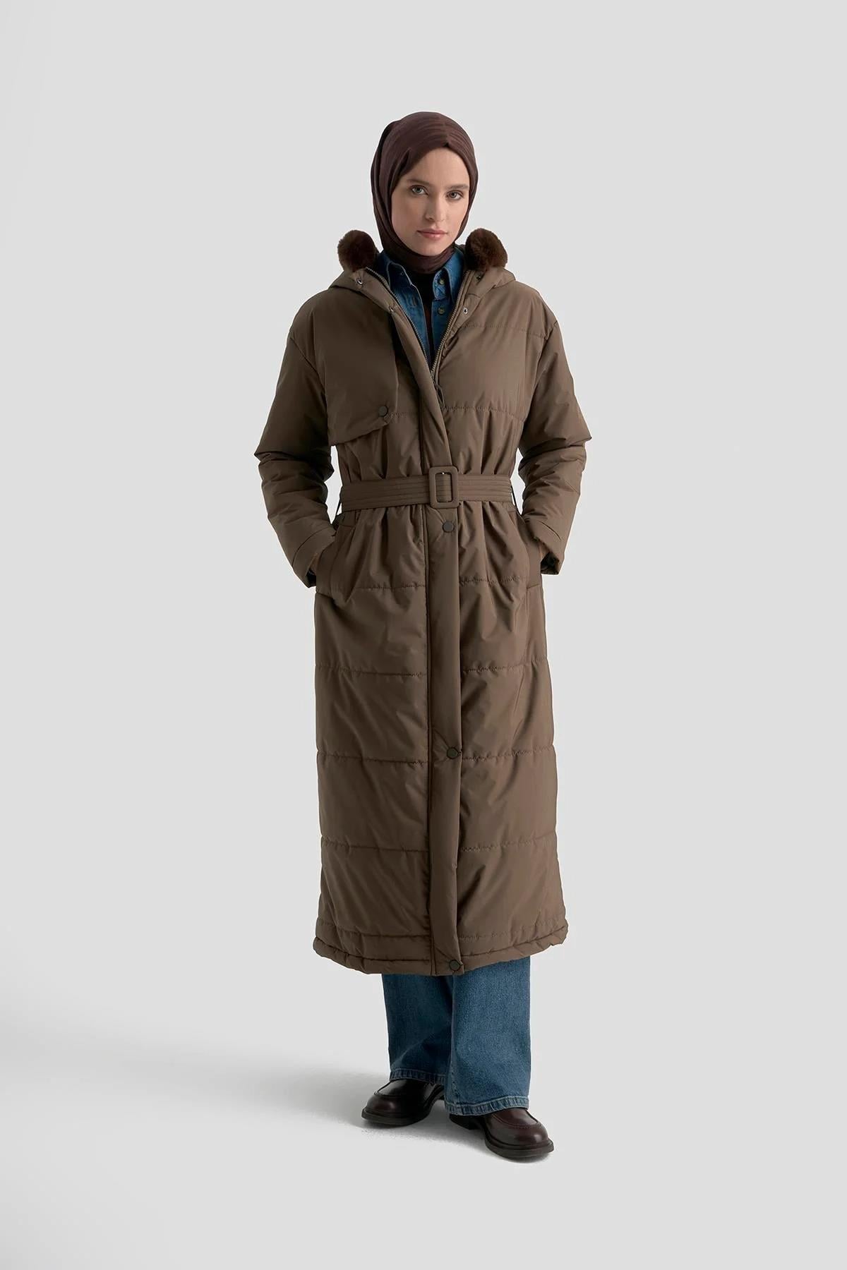 ARMİNE TREND KAP 25KT743 KAHVE