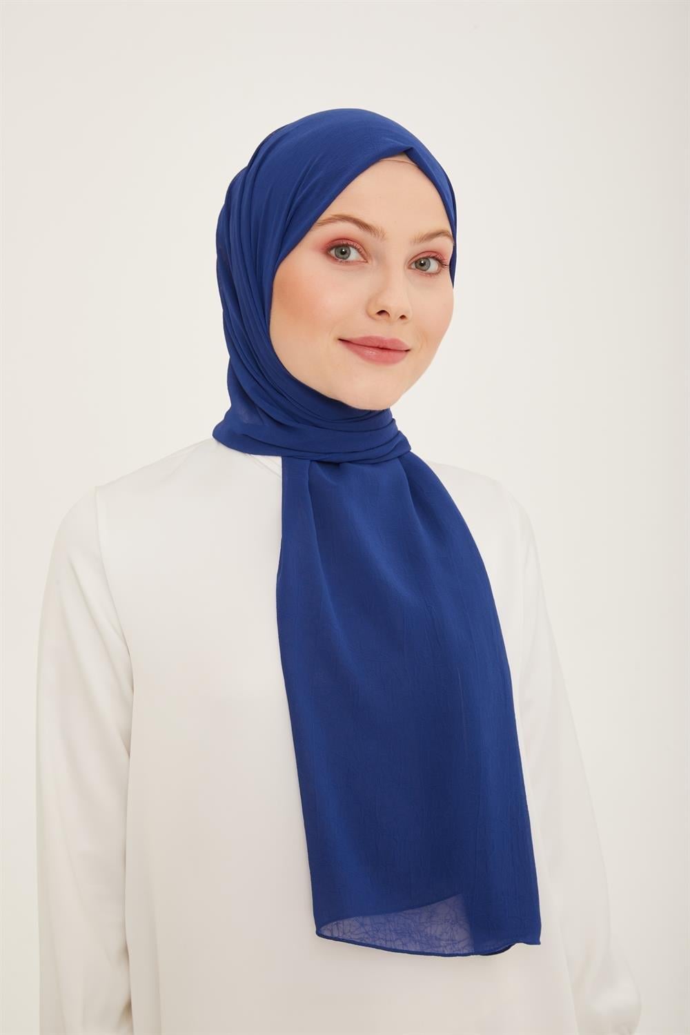 ARMİNE TREND KİRİNKIL ŞAL 2023 Mavi