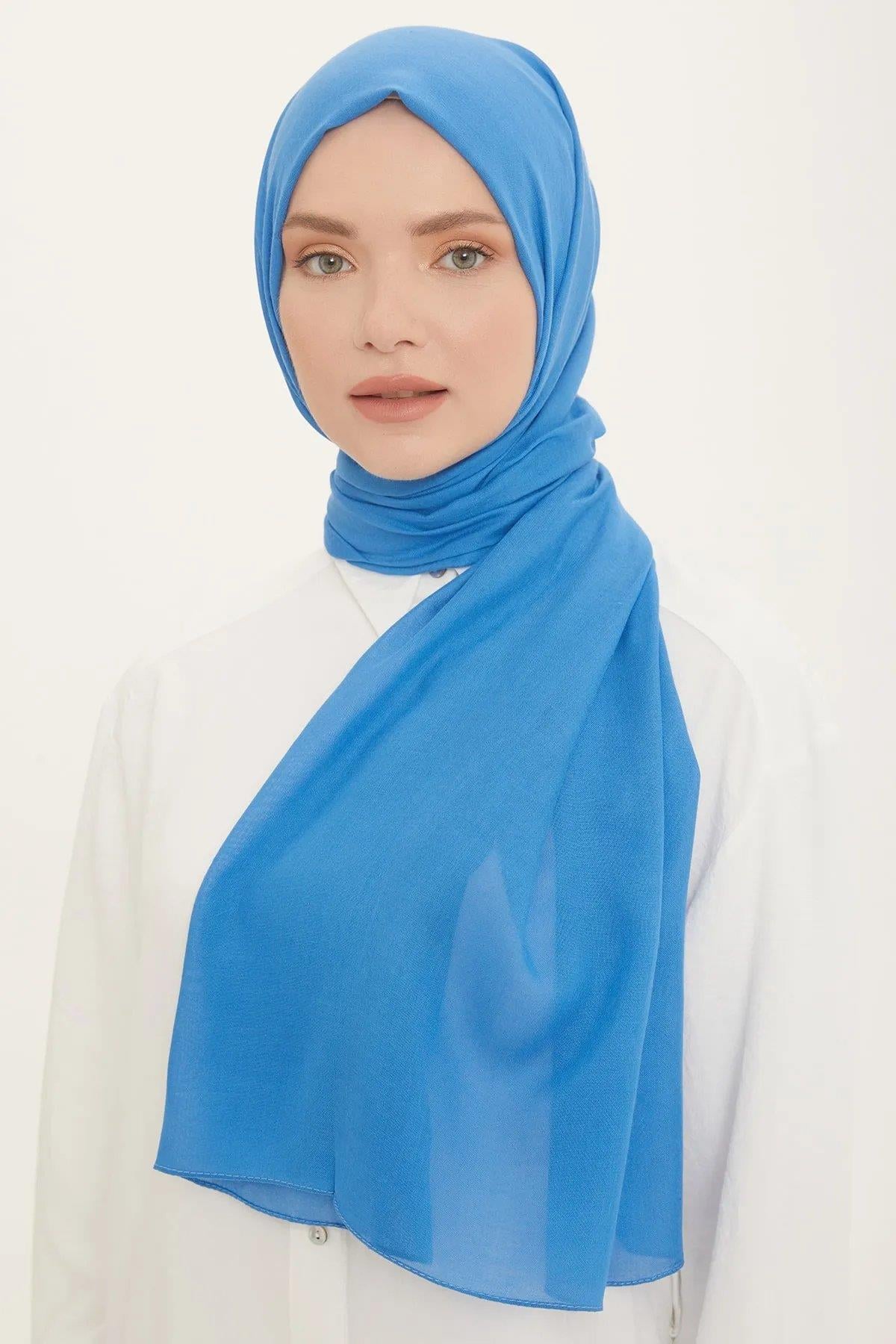 ARMİNE TREND NATUREL ŞAL 2023 Mavi