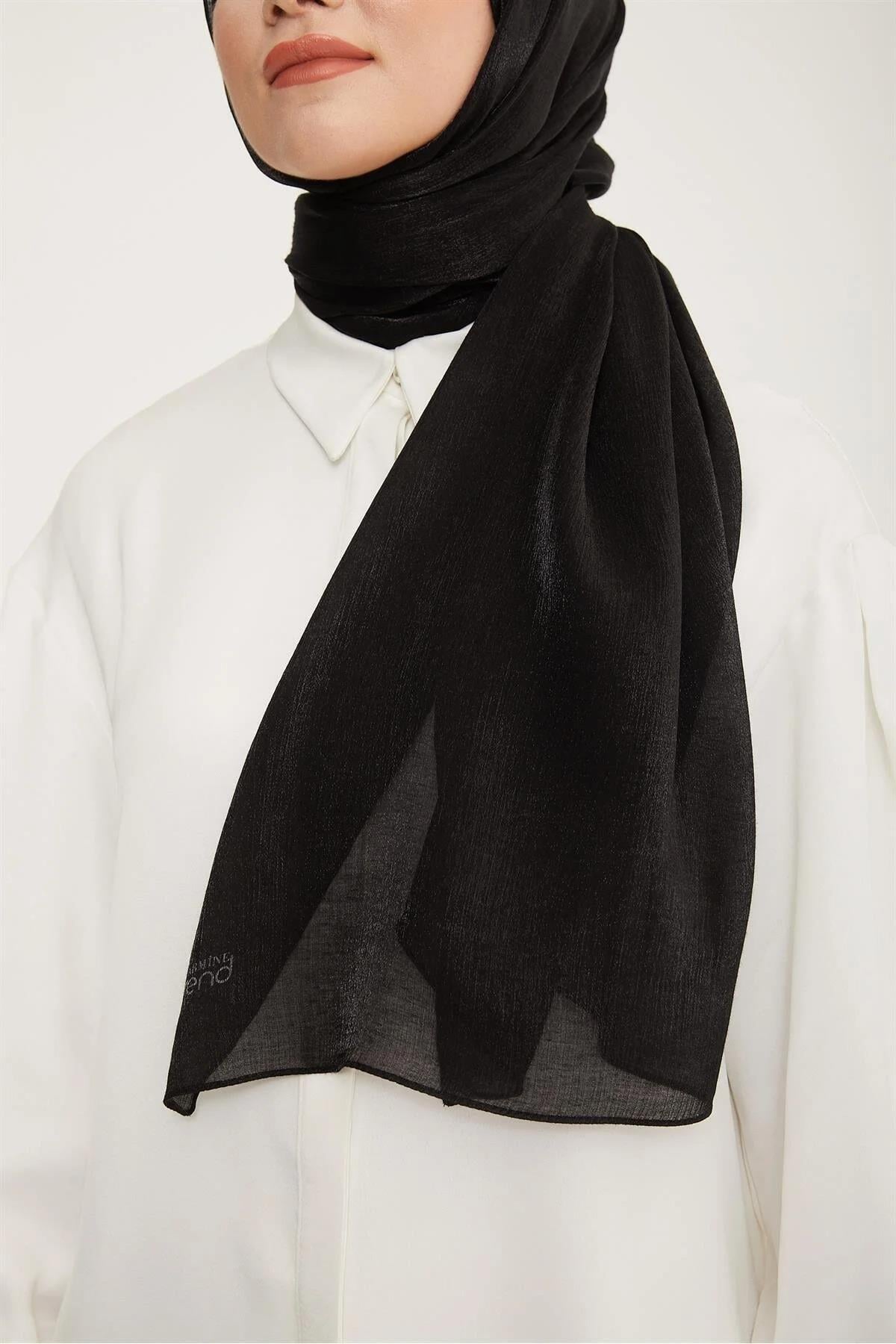 ARMİNE TREND PEARLY ŞAL 2 2023 Siyah