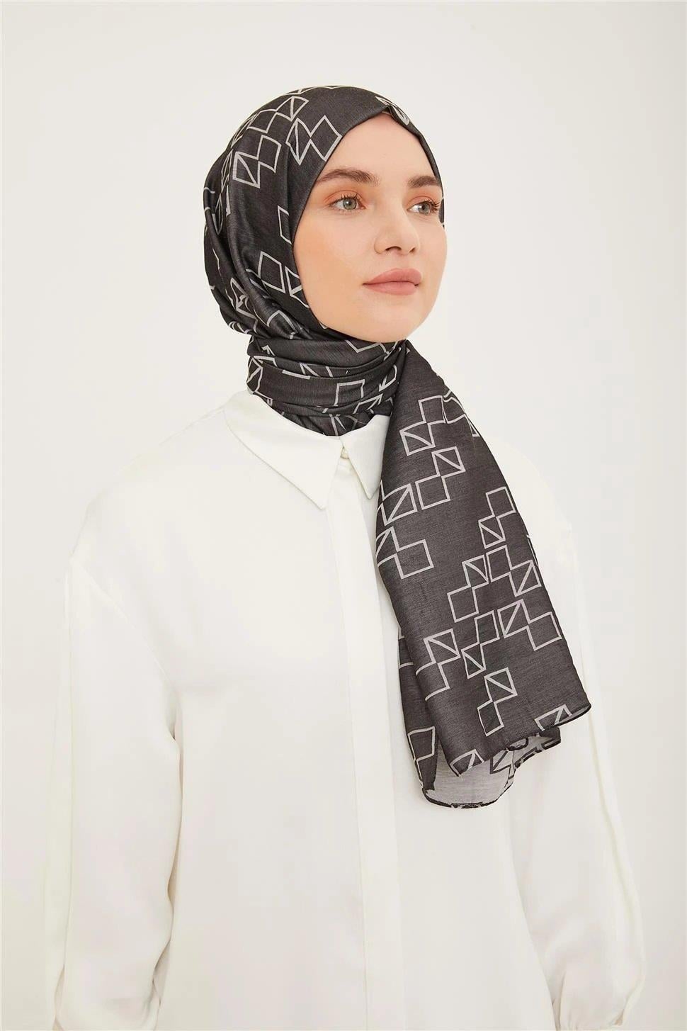 ARMİNE TREND PURE LİNA ŞAL 15 2023 ANTRASİT