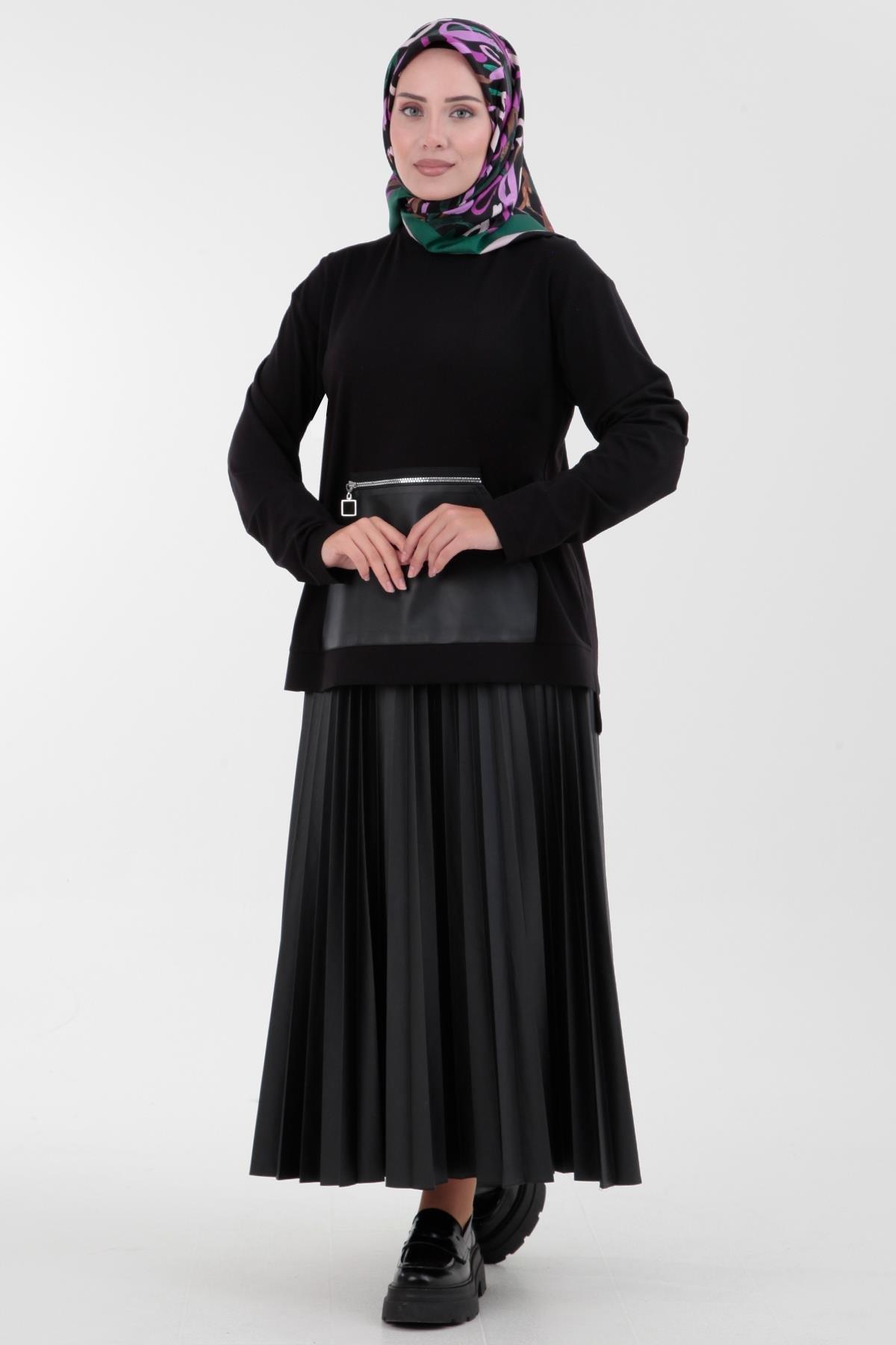 ARMİNE TREND TAKIM 23KT619 Siyah
