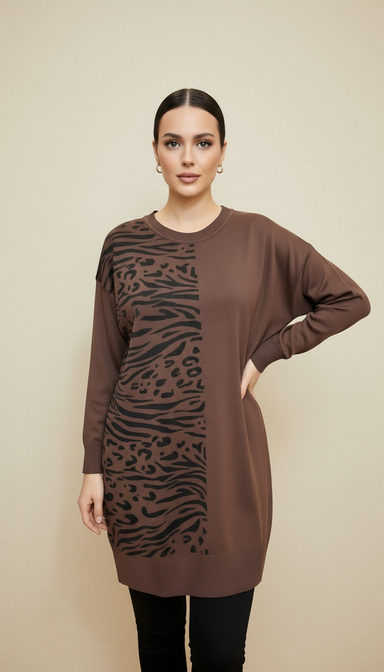 ARMİNE TREND TUNİK 25YTD4116 Kahve