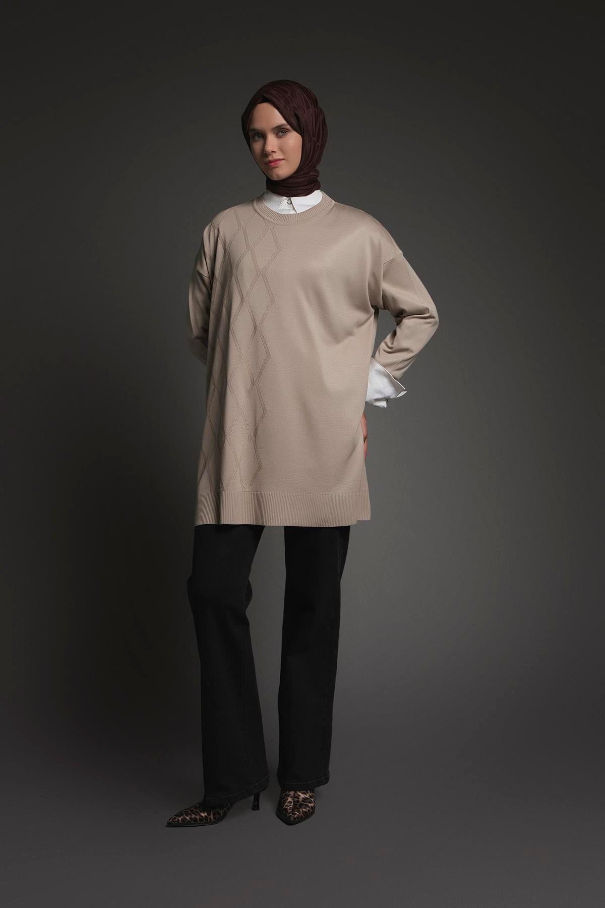 ARMİNE TREND TUNİK 25YTD4118 TAŞ