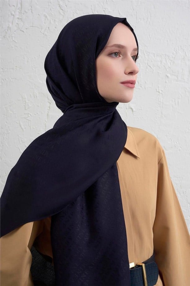 ARMİNE VİSSE  ŞAL 1 Lacivert