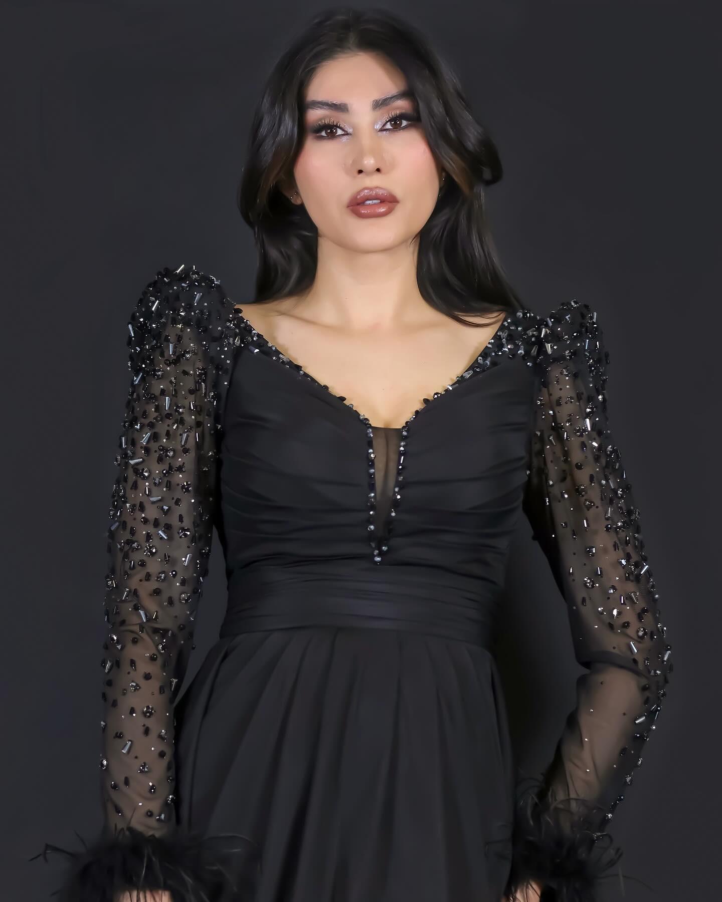 BELLEY BAYAN ABİYE 2044 Siyah