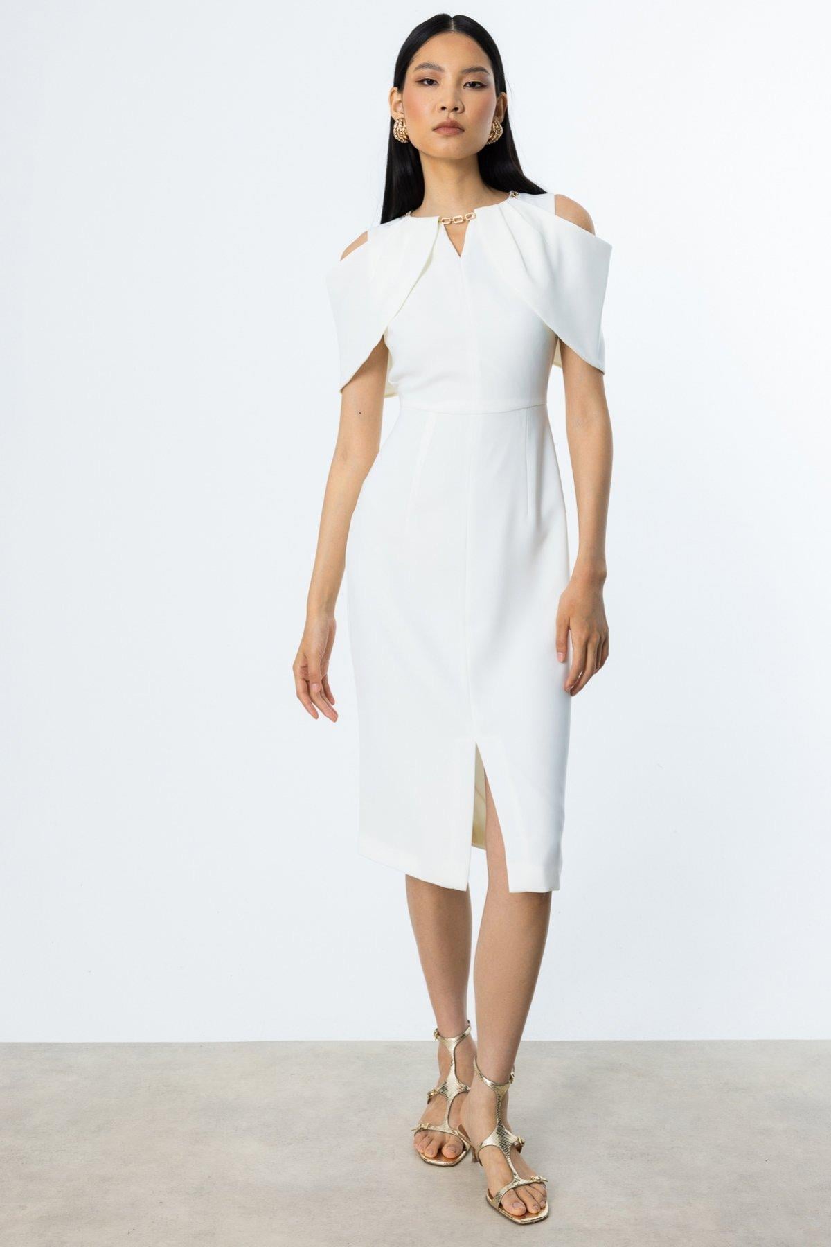 EKOL ELBİSE 25Y.EKL.ELB.05070.1 Ekru