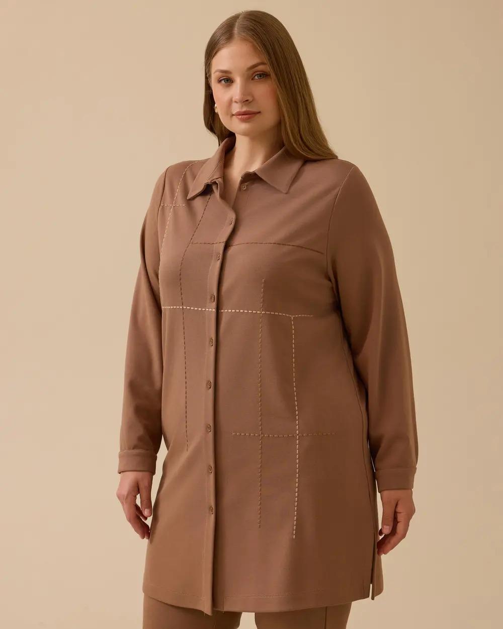 Gala-xi Günlük Tunik - 10002521214013 Camel
