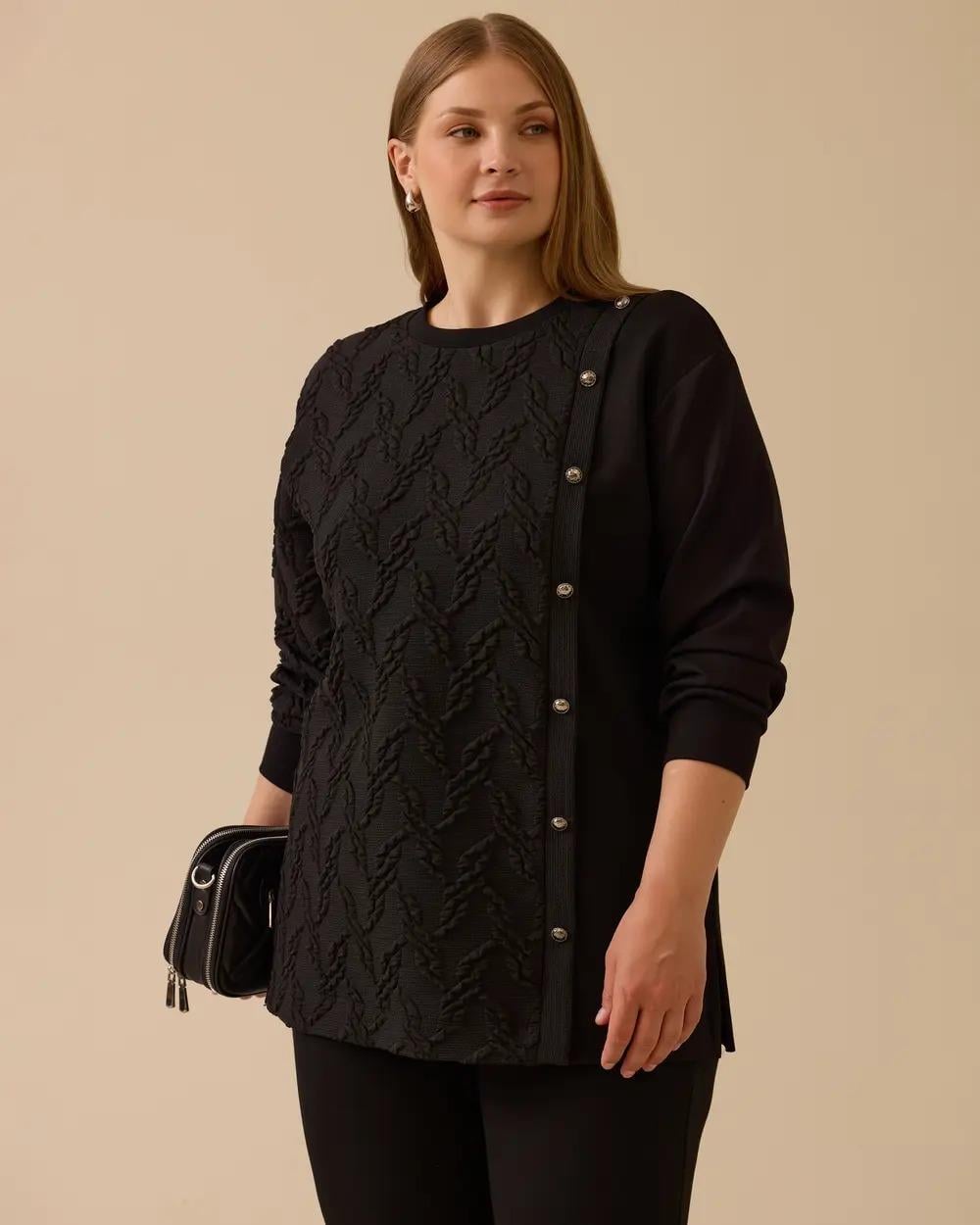 GALA-Xİ SWEATSHIRT -252314009 Siyah