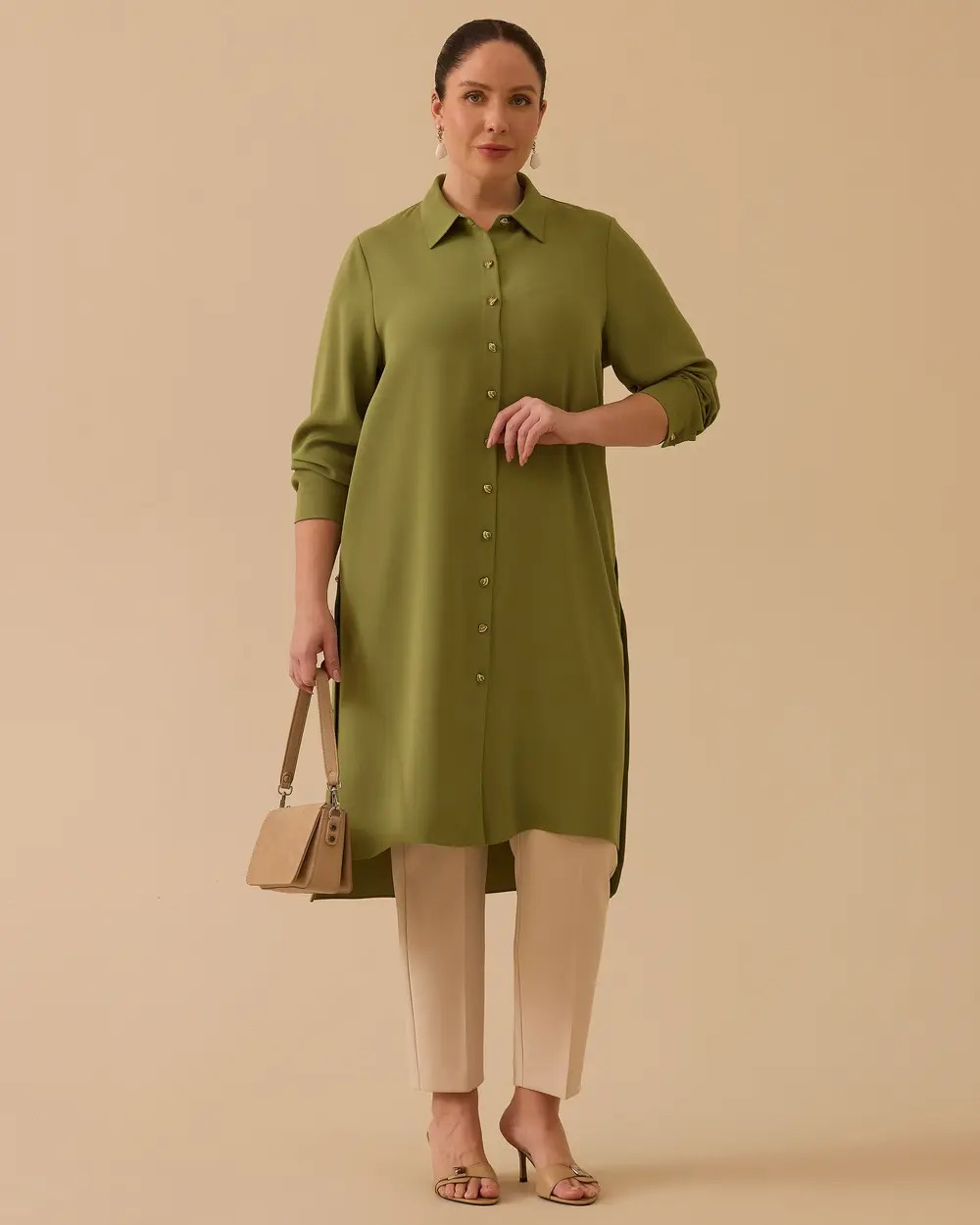 Gala-xi  Tunik - 10002611214019 Yeşil