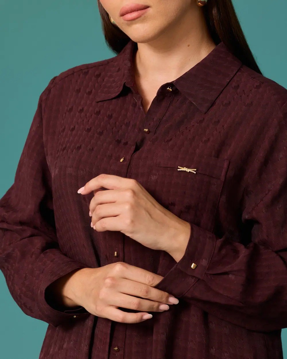 Gala-xi Tunik  - 10002621214010 Bordo