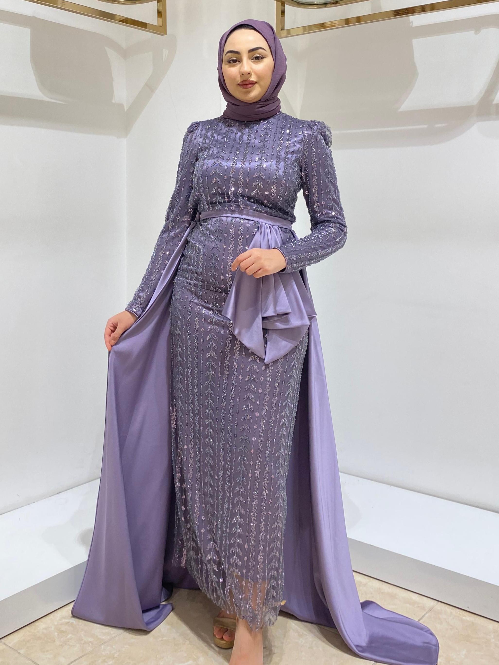 HENNİN BAYAN ABİYE 4911 Lila