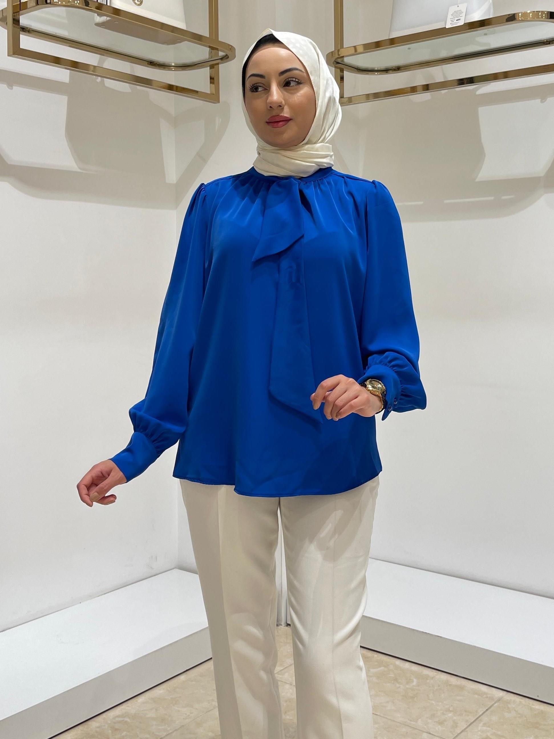 N-PRİVE BLUZ 19158 Saks