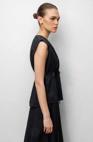 ON FASHION BLUZ 74355 Siyah