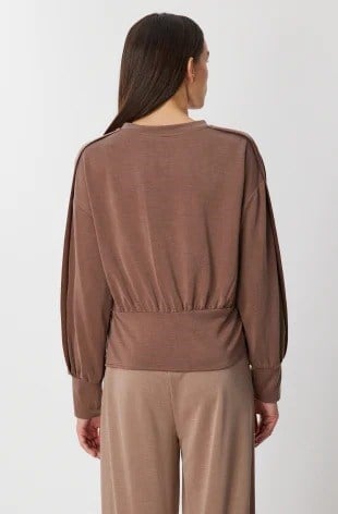 ON FASHION BLUZ 76364 Kahve