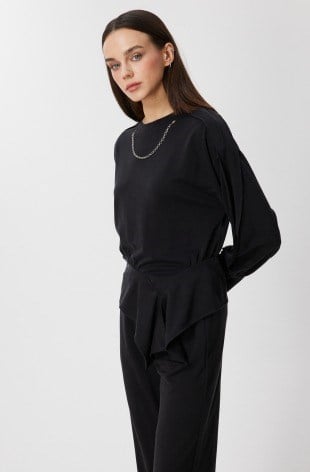 ON FASHION BLUZ 76364 Siyah