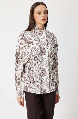 ON FASHION ELBİSE 71411 KAHVE