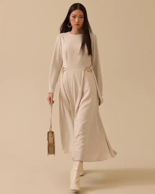 SCL ELBİSE -252311004 Bej